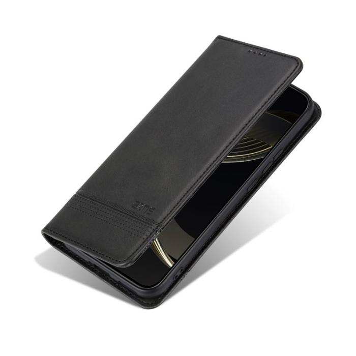OEM - AZNS Samsung Galaxy S26 Plånboksfodral Konstläder - Svart