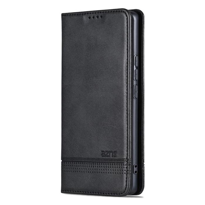 OEM - AZNS Samsung Galaxy S26 Plånboksfodral Konstläder - Svart