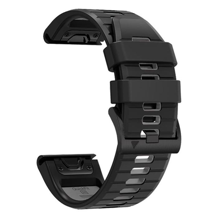 Tech-Protect - Tech-Protect Garmin Fenix 5/6/7 Armabnd - Svart/Grå