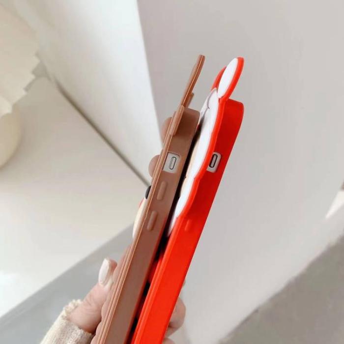 A-One Brand - Reindeer Pop It Silicone Skal iPhone X / XS - Brun