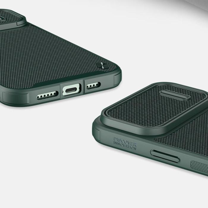 Nillkin - Nillkin iPhone 14 Pro Max Skal Textured S Armored - Grön