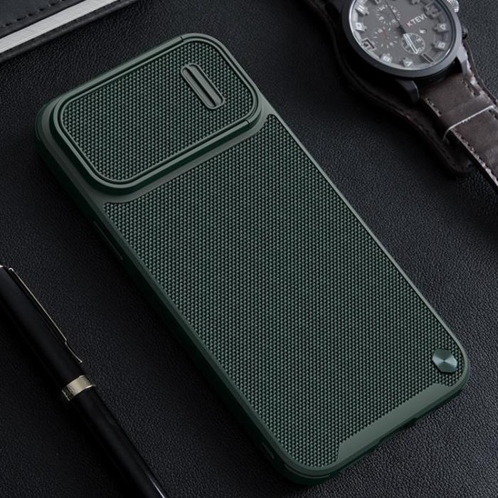 Nillkin - Nillkin iPhone 14 Pro Max Skal Textured S Armored - Grön
