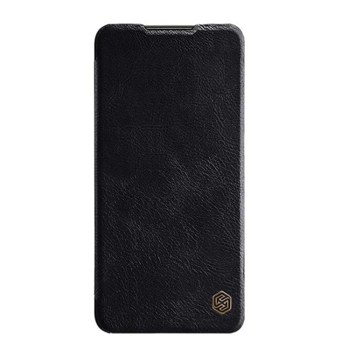 UTGATT1 - Nillkin OnePlus 10 Pro Plånboksfodral Qin Läder Holster - Svart