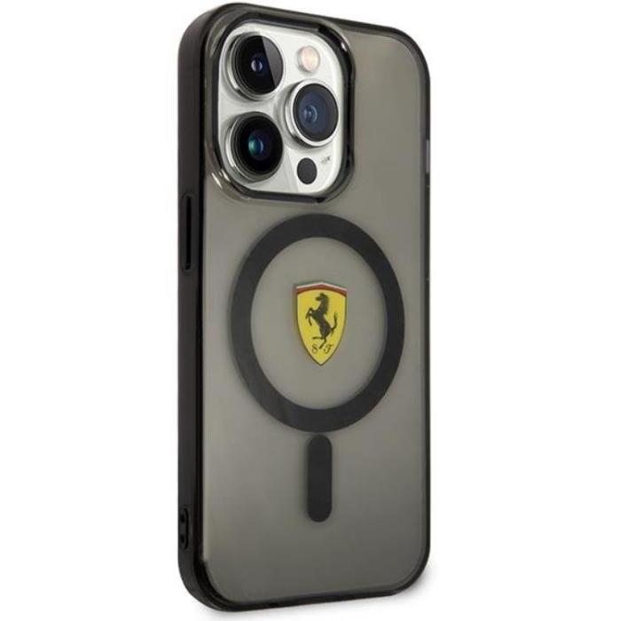 Ferrari - Ferrari iPhone 14 Pro Max Mobilskal Magsafe Translucent - Svart