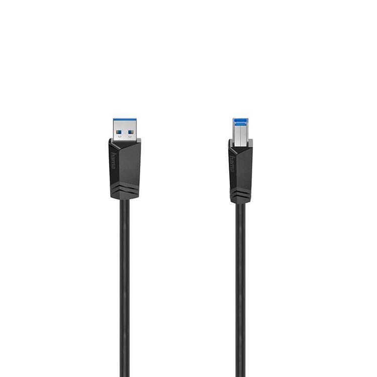 HAMA Kabel USB 3.0 5 Gbit/s 1.5m - Svart | 3541 | AlltMobil