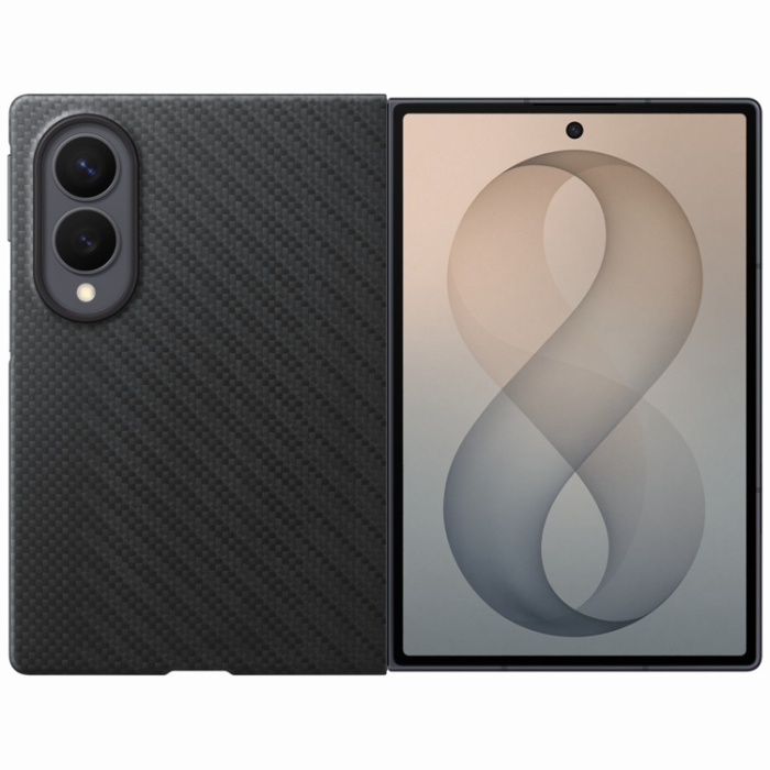 Samsung - Samsung Mobilskal för Galaxy Z Fold 8 Magnet Carbon - Svart