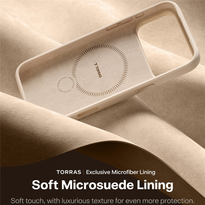 Torras - TORRAS iPhone 17 Pro Mobilskal MagSafe Ostand Q Pro - Ökenguld