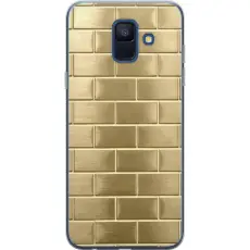 Gustaf - Mobilskal till Samsung Galaxy A6 (2018) med Gyllene Murstenar