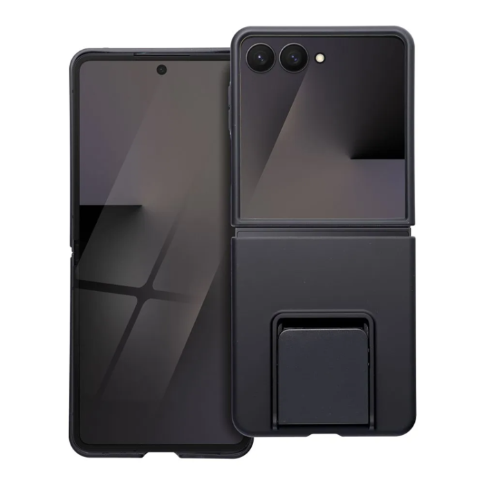 A-One Brand - Galaxy Z Flip 7 Mobilskal 3D Protective kickstand - Svart