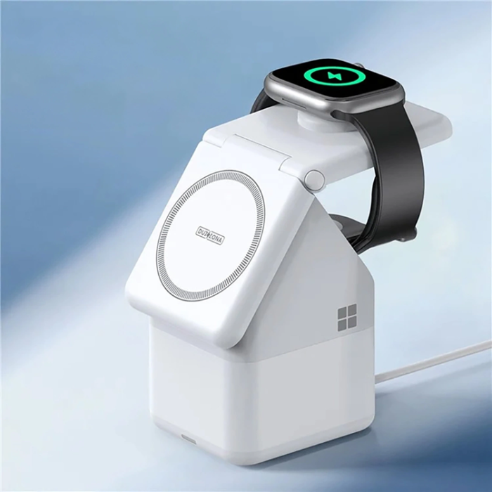 DUZZONA - Duzzona 4-in-1 Trådlös Laddare Magsafe iPhone, Apple Watch, AirPods W20 15W