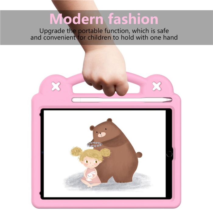 A-One Brand - iPad Air 2 (2014)/Air (2013) Skal EVA Kickstand Shockproof - Rosa