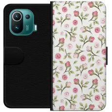 Gustaf - Pl&aring;nboksfodral till Xiaomi Mi 11 Pro med Blommigt
