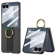 GKK - GKK Galaxy Z Flip 7 Mobilskal Ringhållare med Handledsrem