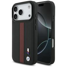 BMW - BMW iPhone 17 Pro Mobilskal MagSafe M Perforated Stripe Logo - Röd