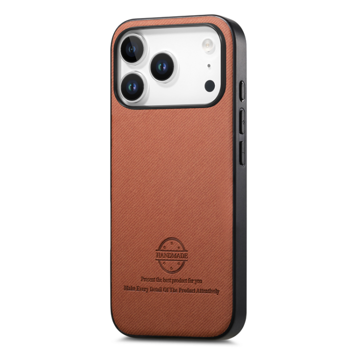 A-One Brand - iPhone 17 Pro Mobilskal Trasa Läder - Röd
