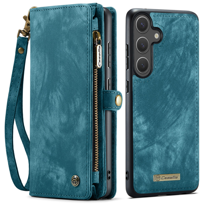 Caseme - CASEME Galaxy S25 FE Plånboksfodral Detachable 008 - Blå