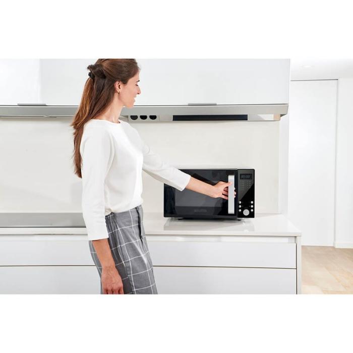 BLACK+DECK - BLACK+DECK Mikrovågsugn Digital 23L 900W Svart