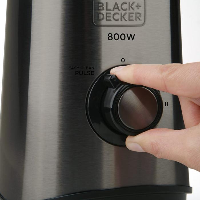 BLACK+DECK - BLACK+DECK Mixer 800W Borstat Stål