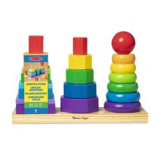 MND - MND Wooden Stacker Geometric