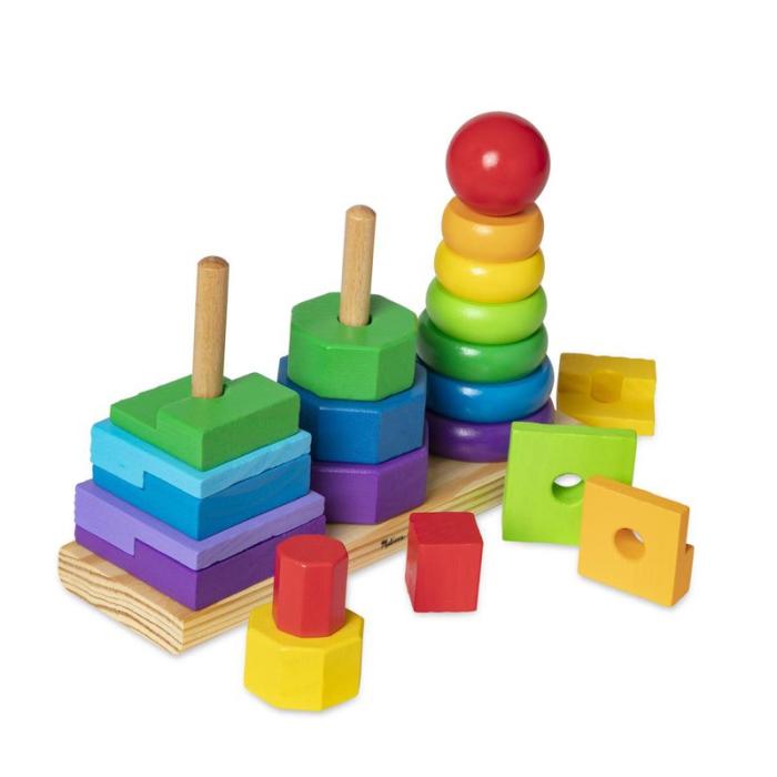 MND - MND Wooden Stacker Geometric