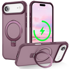 A-One Brand - iPhone 17 Air Mobilskal MagSafe TPU+PC Kickstand - Vinröd