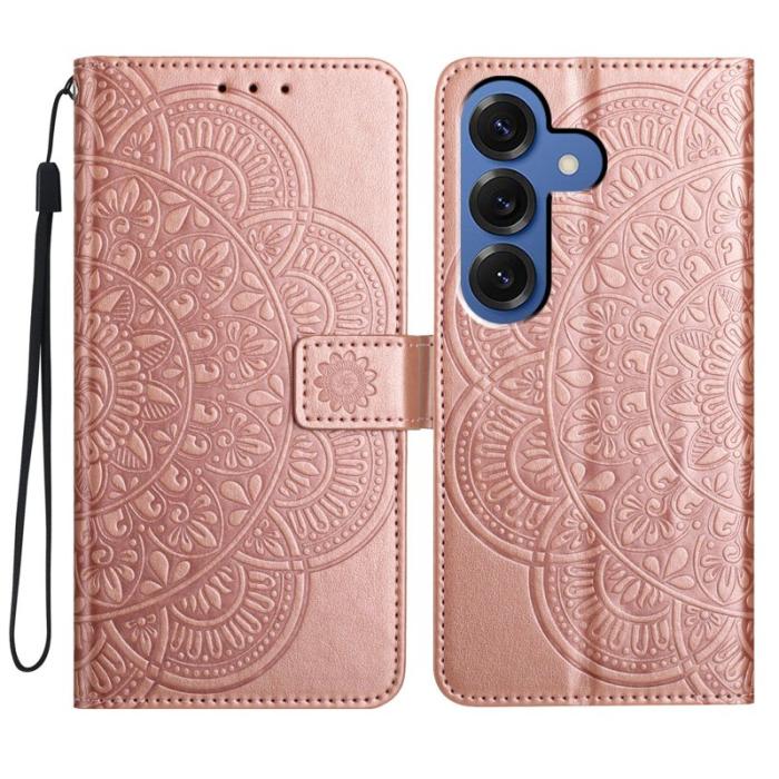 OEM - Mobilfodral för Samsung Galaxy S26 Plus Konstläder Kortfack - Roséguld