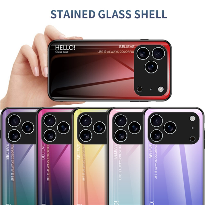 A-One Brand - iPhone 17 Pro Mobilskal Anti-Scratch - Gradient Gul