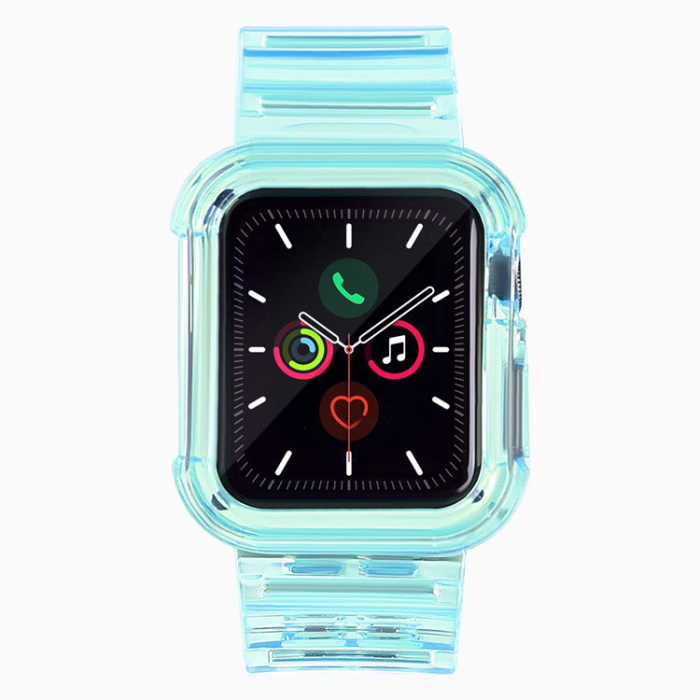 A-One Brand - Apple Watch (38mm) Armband Silikon - Blå