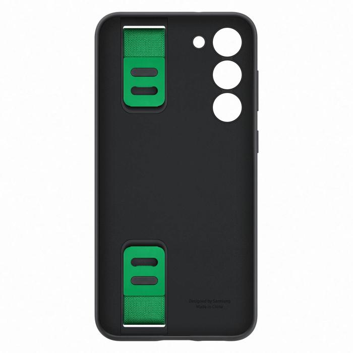 Samsung - Samsung Galaxy S23 Plus Skal Silicone Grip Case - Svart