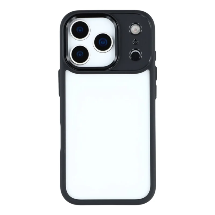 A-One Brand - FULEXIN iPhone 17 Pro Mobilskal Crystal Clear + TPU - Svart