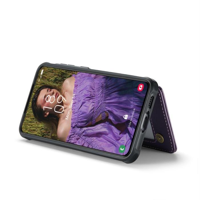 Caseme - CASEME C22 Mobilskal till Samsung Galaxy S24 FE Läder med RFID - Lila