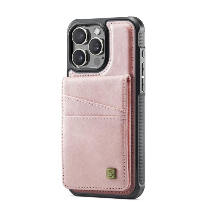 AUTSPACE - AUTSPACE iPhone 14 Pro Max Fodral KonstLäder - Rosa Gold