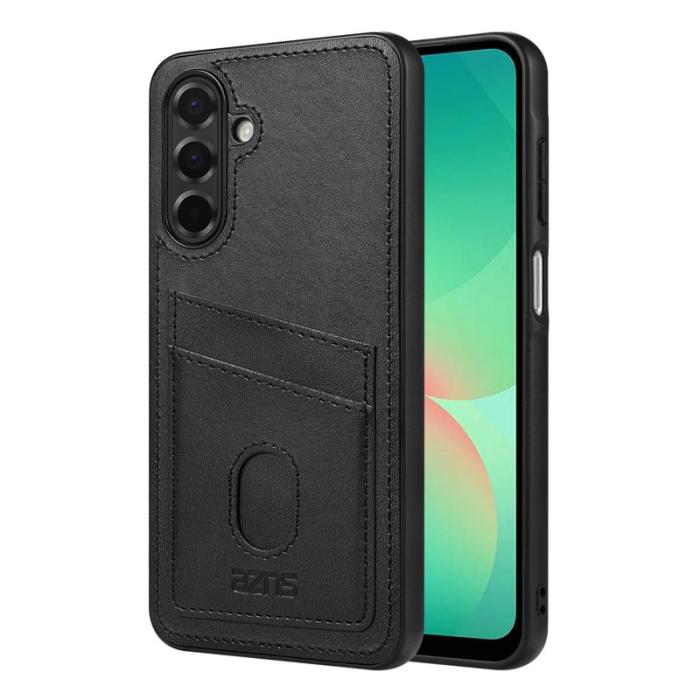 AZNS - AZNS K1 Series Samsung Galaxy S25 FE Fodral KonstLäder - Svart