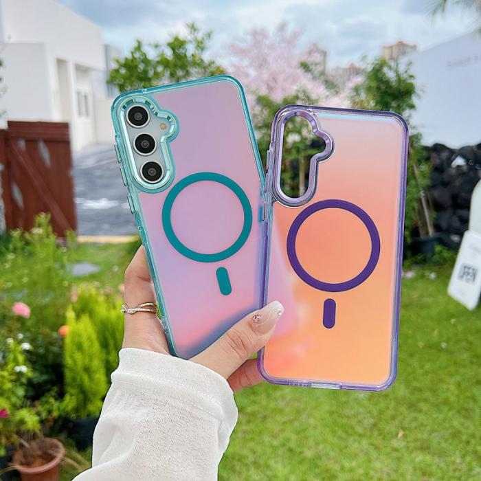OEM - Mobilskal till Samsung Galaxy S26/S26 Pro Magnetiskt TPU Färgändrande - Rosa