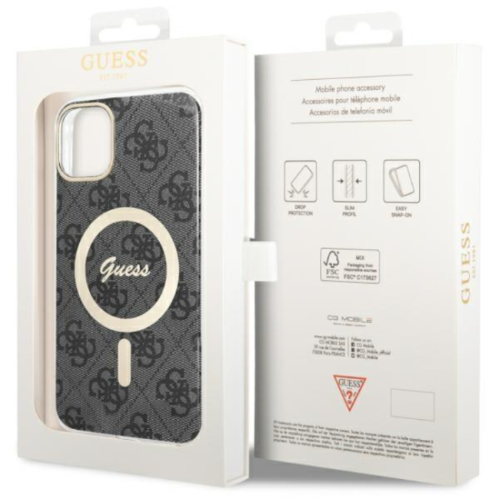Guess - Guess iPhone 11 Mobilskal MagSafe - Svart