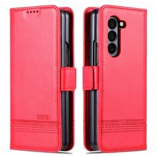 AZNS - AZNS Samsung Galaxy Z Fold6 Pl&aring;nboksfodral Konstl&auml;der - R&ouml;d