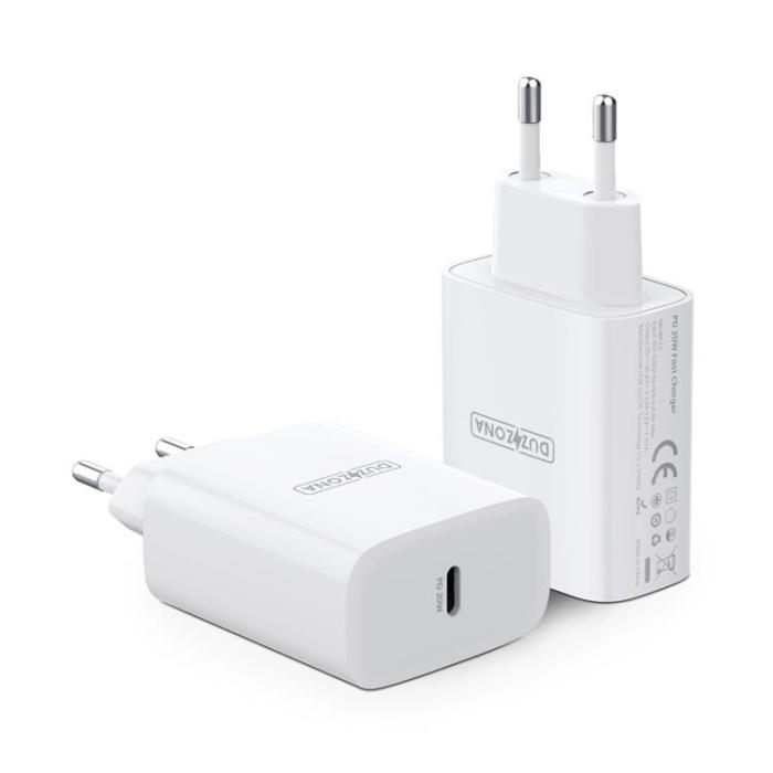 UTGATT5 - Duzzona PD Väggladdare 20W Typ-C - Vit