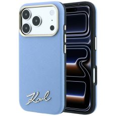 KARL LAGERFELD - Karl Lagerfeld Mobilskal F&ouml;r iPhone 18 Pro/17 Pro Magsafe Saffiano Small Script