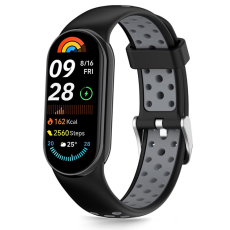 Tech-Protect - Tech-Protect Xiaomi Band 8/9/10/NFC Armband Icon - Svart/Grå