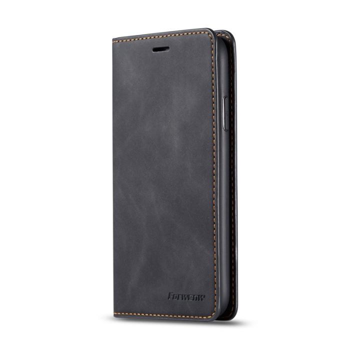 FORWENW - FORWENW Fantasy Series iPhone 11 Plånboksfodral Konstläder - Svart