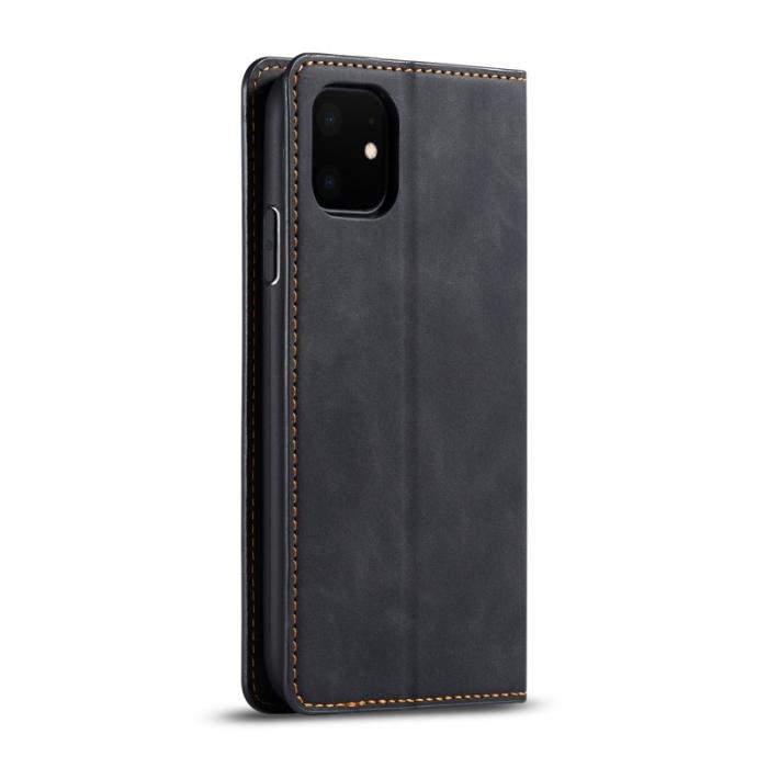 FORWENW - FORWENW Fantasy Series iPhone 11 Plånboksfodral Konstläder - Svart