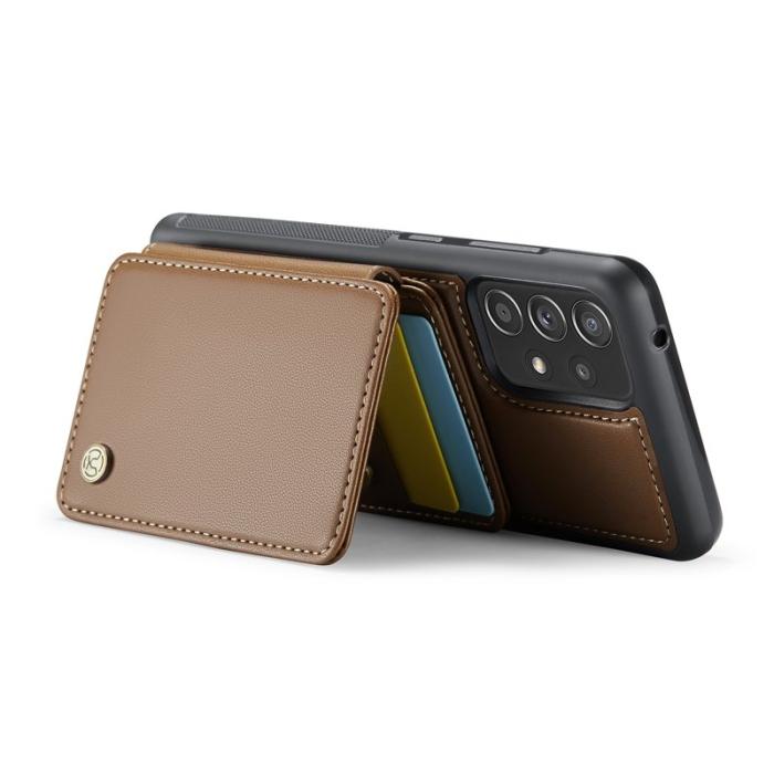 JEEHOOD - JEEHOOD J05 Fodral för Samsung Galaxy A53 5G Konstläder Brun