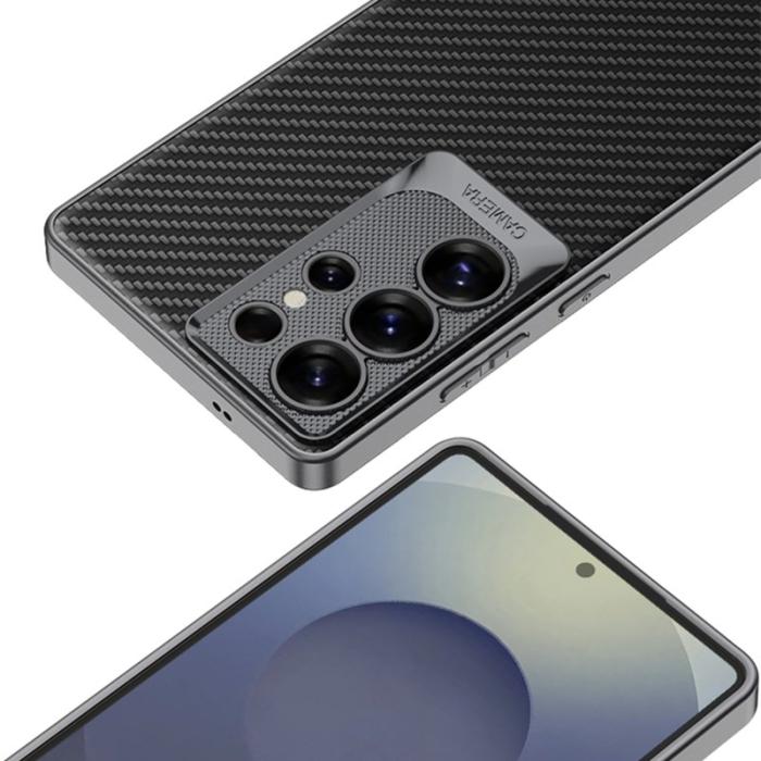 GKK - GKK Samsung Galaxy S25 Ultra Fodral Shockproof PU + TPU - Grå