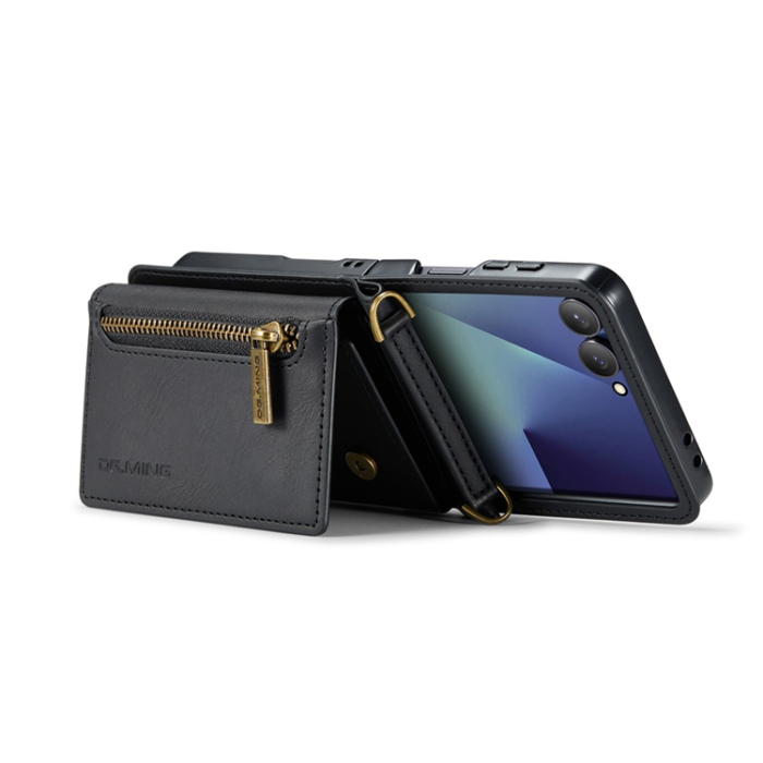 DG.MING - DG.MING Galaxy Z Flip 7 Mobilskal RFID Blocking M5 - Svart