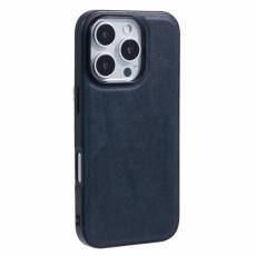 X-Level - X-LEVEL Bojue-3 Mobilskal till iPhone 16 Pro MagSafe L&auml;der Bl&aring;