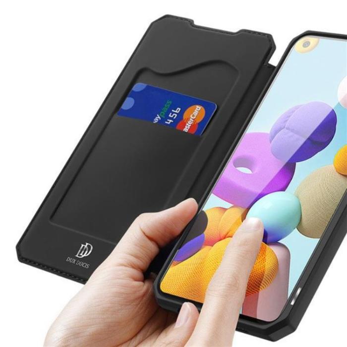 Dux Ducis - Dux Ducis Skin X Fodral Galaxy A21s - Blå