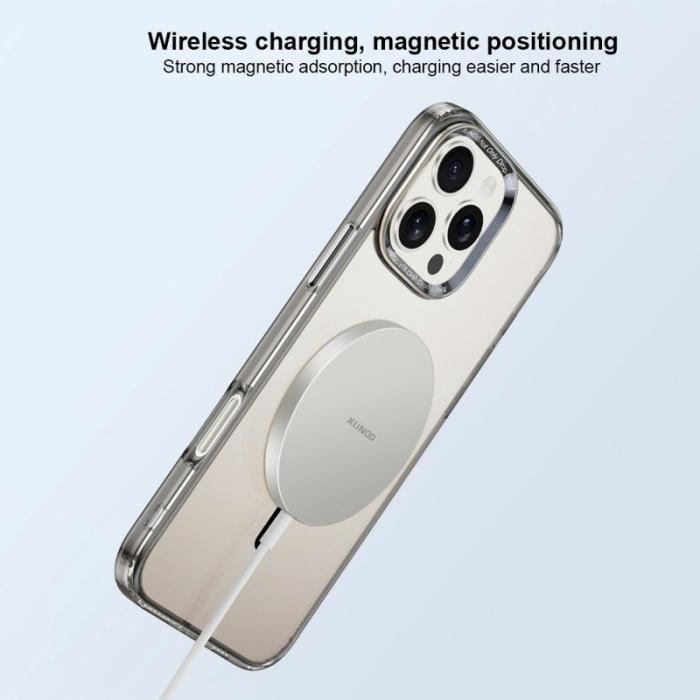 XUNDD - XUNDD Mobilskal till iPhone 16 Pro MagSafe TPU + Akryl Luftkuddar Svart