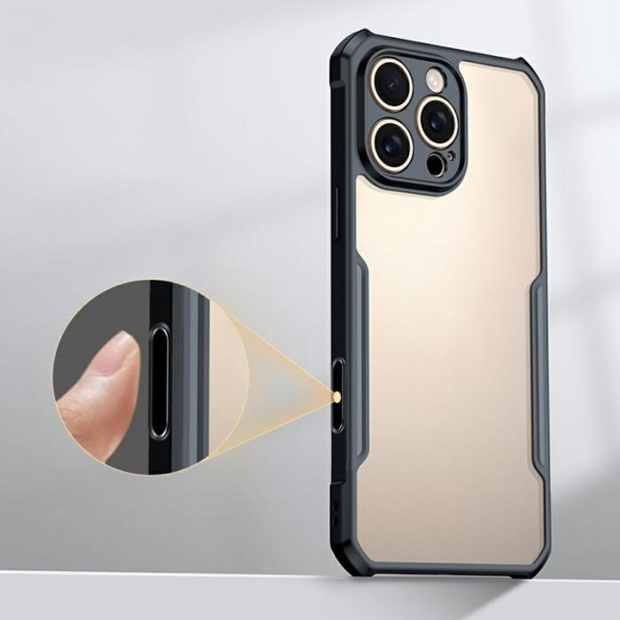 XUNDD - XUNDD Mobilskal till iPhone 16 Pro med Kamera Touchkontroll TPU + PC Svart