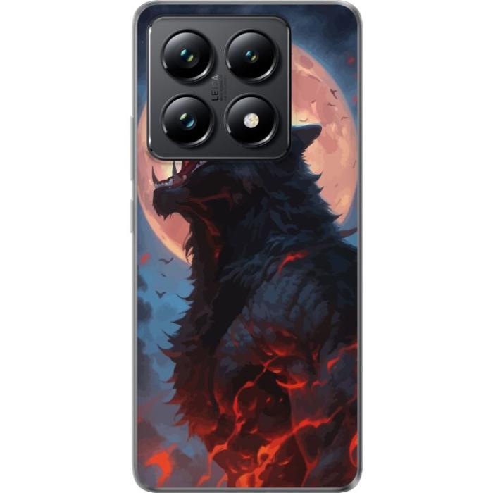 iSecrets - Mobilskal till Xiaomi 14T Pro med Ylande varg