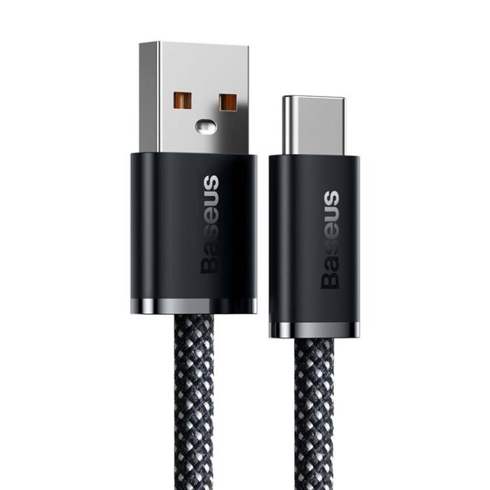 BASEUS - Baseus Dynamic USB-C till USB-A kabel 100W 1m - Grå